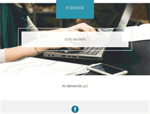 Tablet Screenshot of pcrepairdr.com